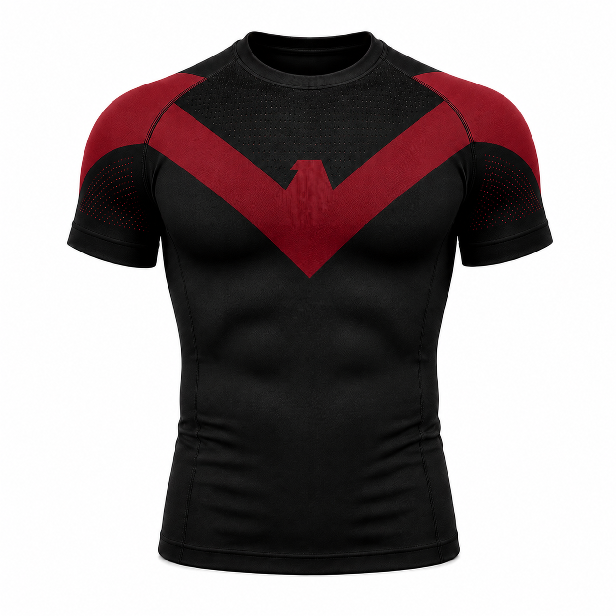 Nightwing Compression Shirt Long Sleeve Red
