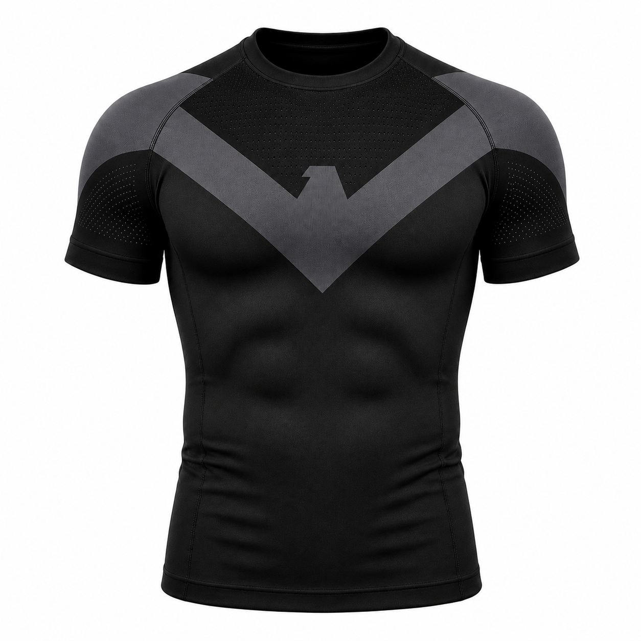 Nightwing Compression Shirt Short Sleeve Grey